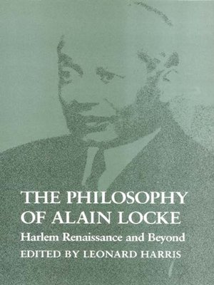 cover image of The Philosophy of Alain Locke